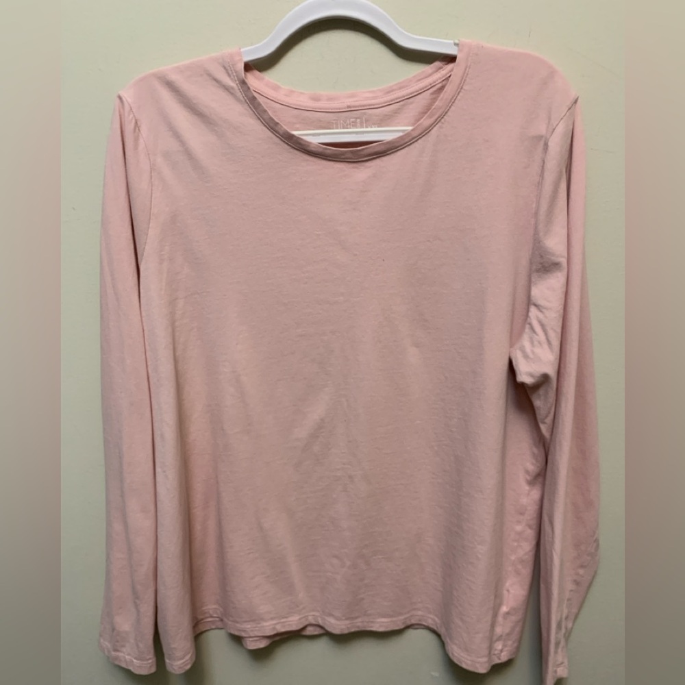 TIME AND TRU Blush Pink Tee